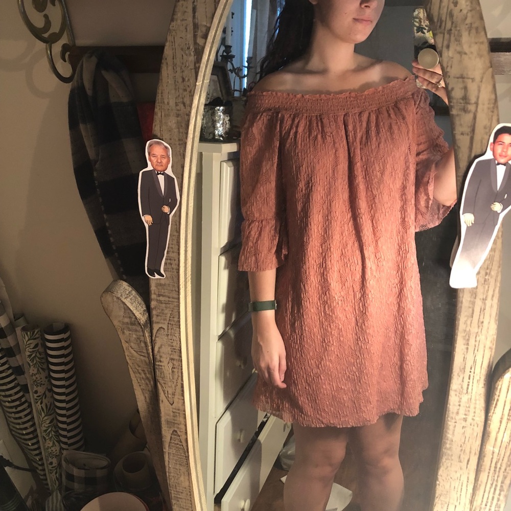 Pink Lace Dress